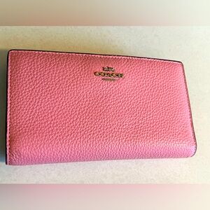 Gently loved pink wallet
